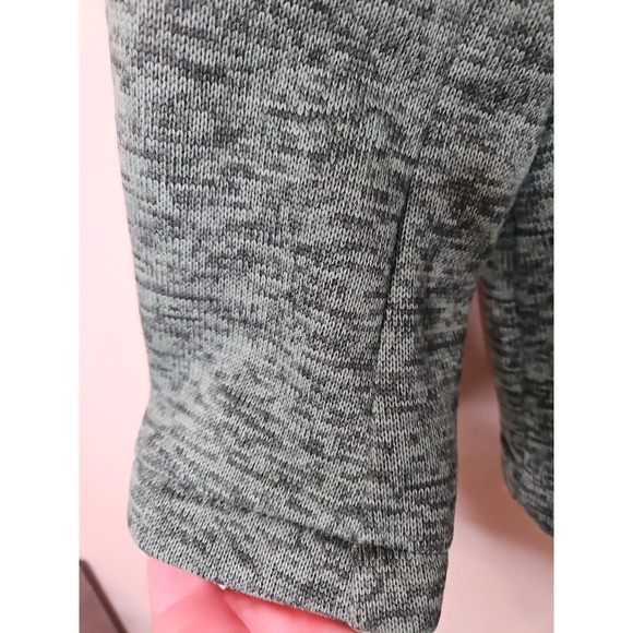 Lands End Blazer Women 1X Green Jacket Fleece Knit Classic Preppy Coastal Fun - Picture 4 of 16